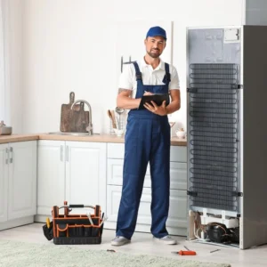Refrigerator repair inspection