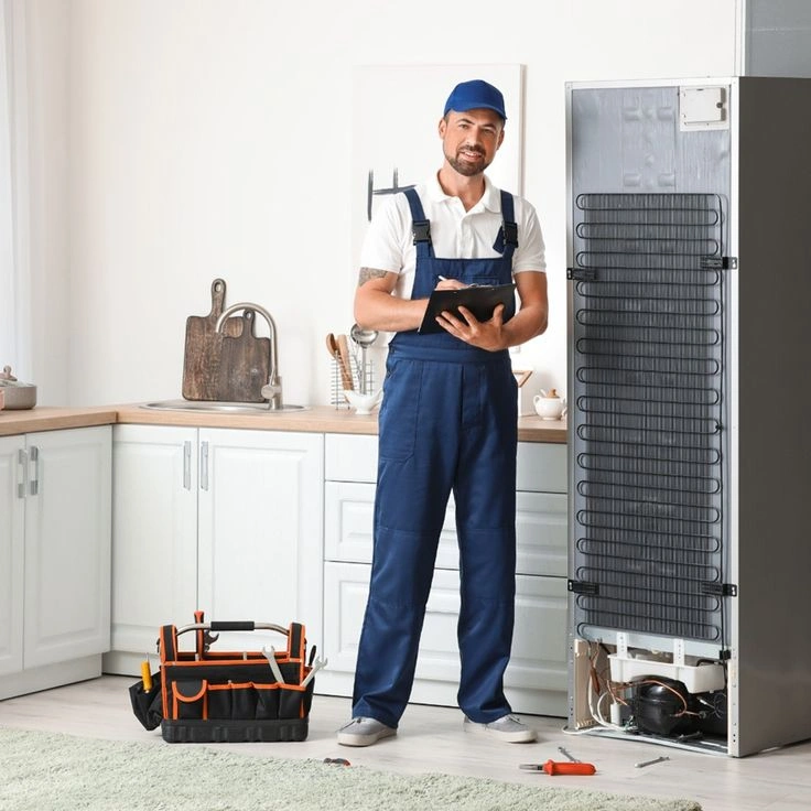 Refrigerator repair inspection