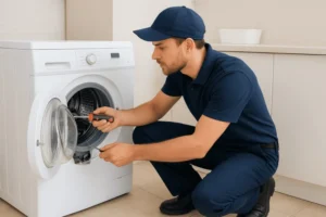 Washing machine service inspection